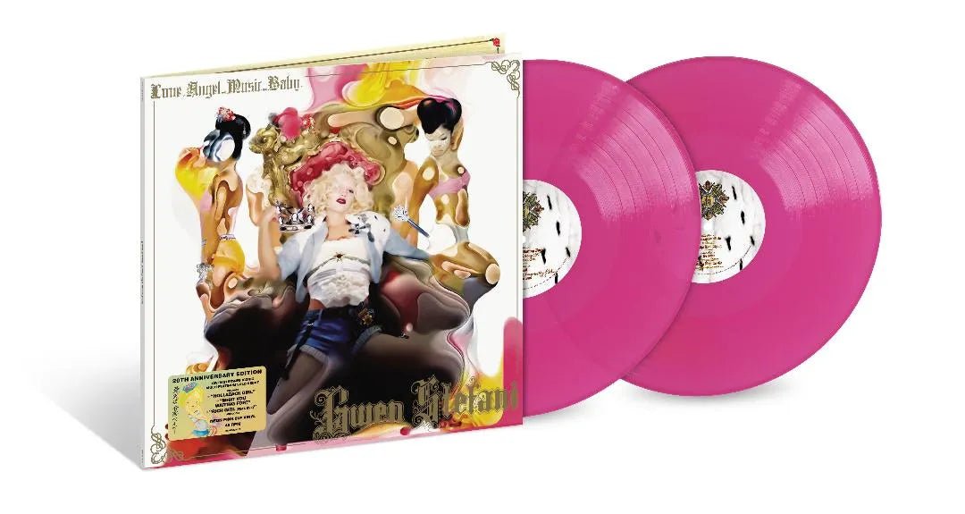 LAMB by Gwen Stefani pink vinyl 2 LP set featuring iconic 2000s pop hits
