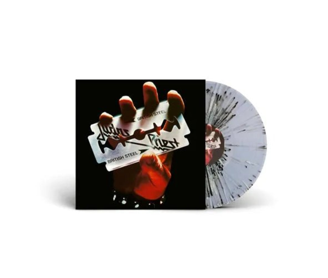British Steel LP by Judas Priest featuring iconic riffs and powerful metal vocals
