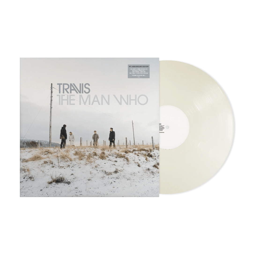 Classic Travis The Man Who LP featuring soft acoustic rock and warm melodies
