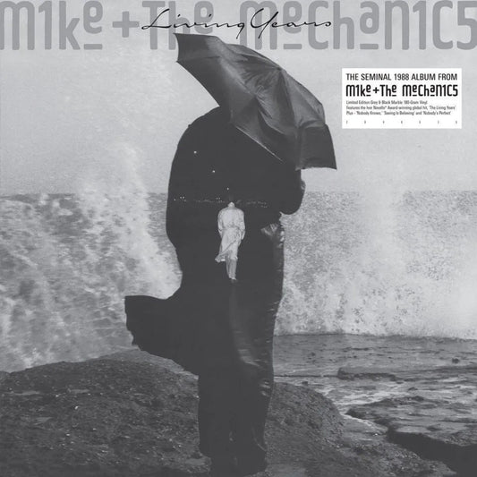 Mike and The Mechanics The Living Years LP black grey marble swirl vinyl edition
