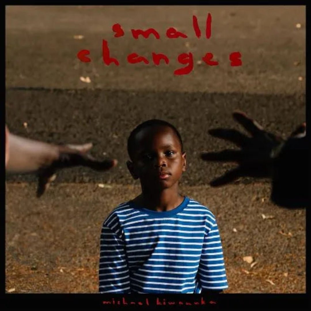 Cover art for Michael Kiwanuka’s Small Changes showcasing a textured, colourful portrait.