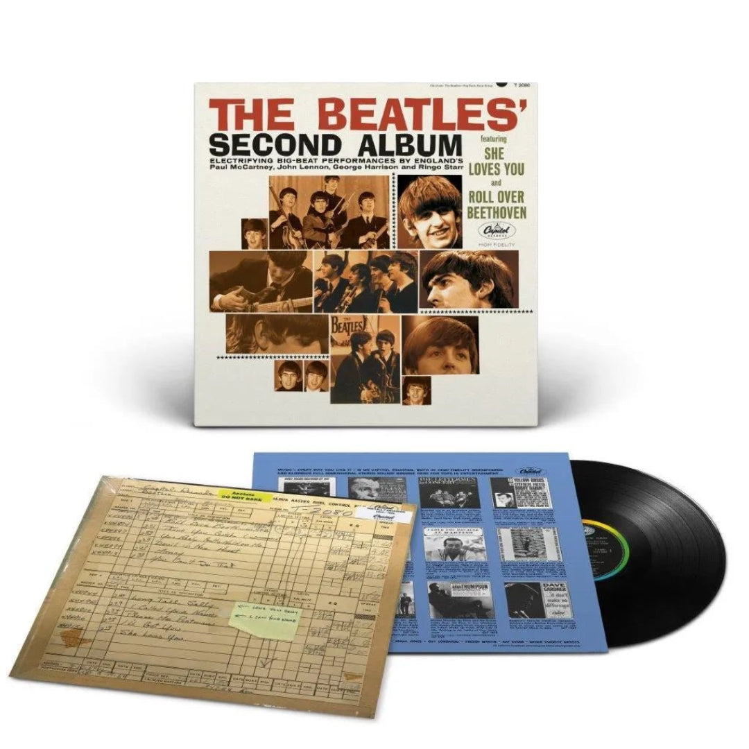 Vintage Beatles Second Album LP showcasing early US rock and roll compilation LP!!!
