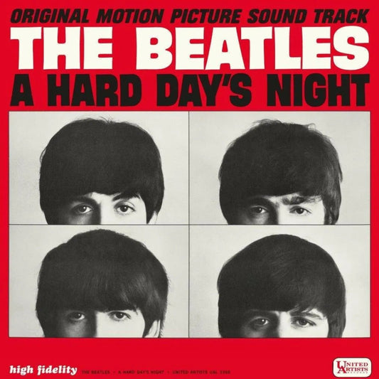 The Beatles A Hard Day’s Night LP soundtrack with classic 1960s pop rock energy
