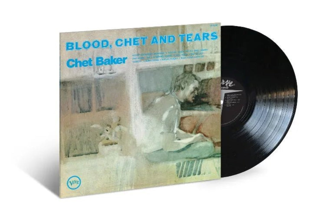 Classic Chet Baker Blood Chet And Tears vinyl LP with atmospheric jazz sound
