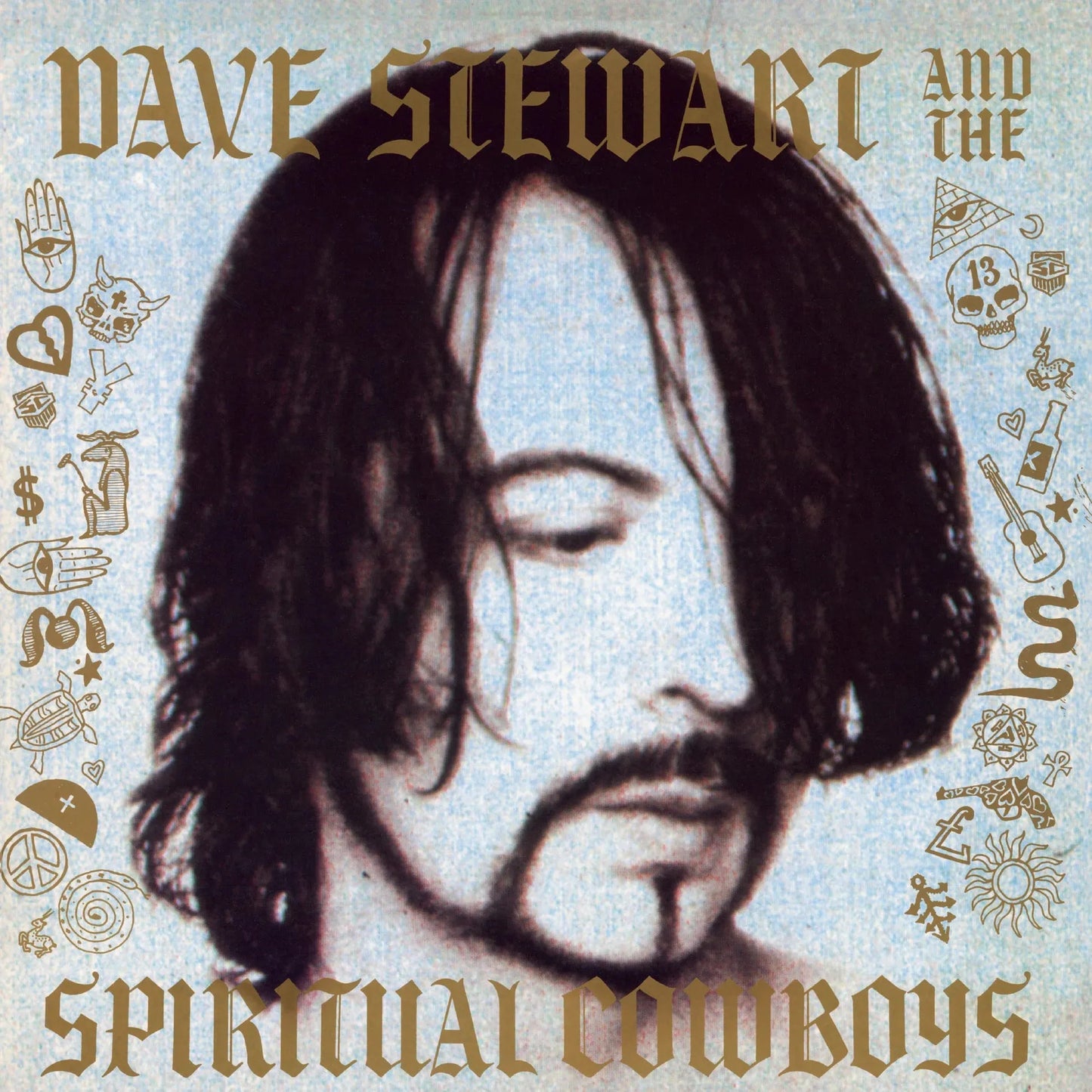 Gold vinyl edition of Dave Stewart & The Spiritual Cowboys debut album

