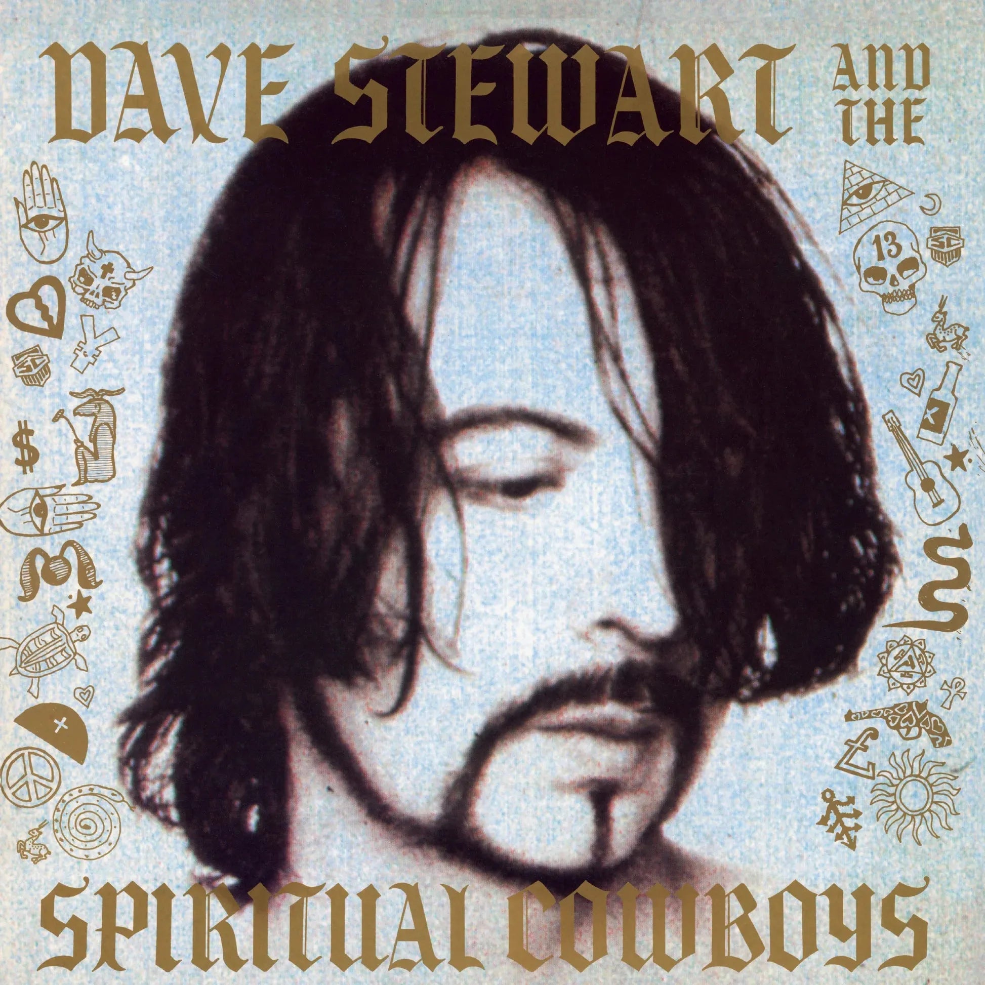 Gold vinyl edition of Dave Stewart & The Spiritual Cowboys debut album

