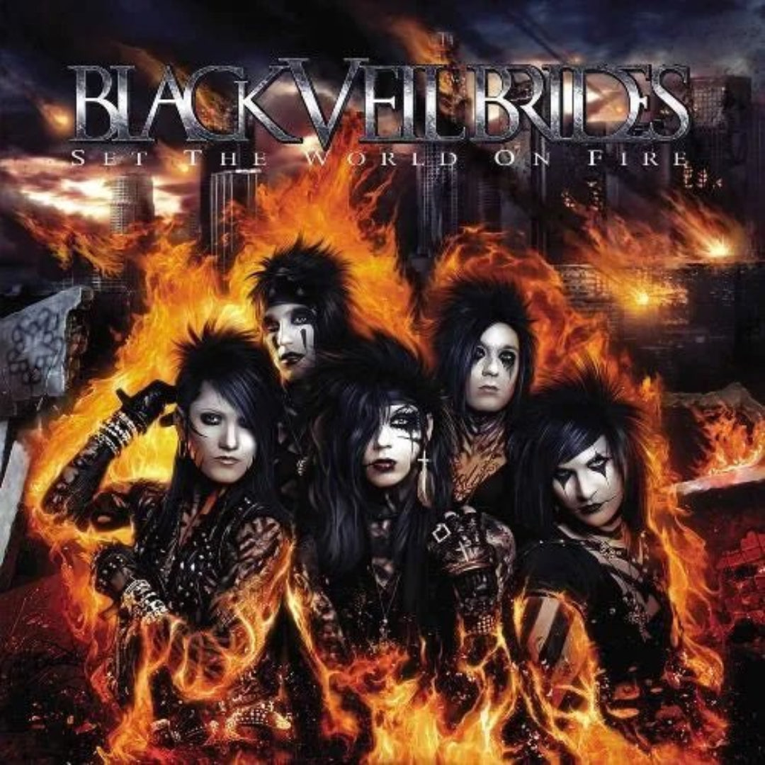 Black Veil Brides Set The World On Fire CD album cover artwork