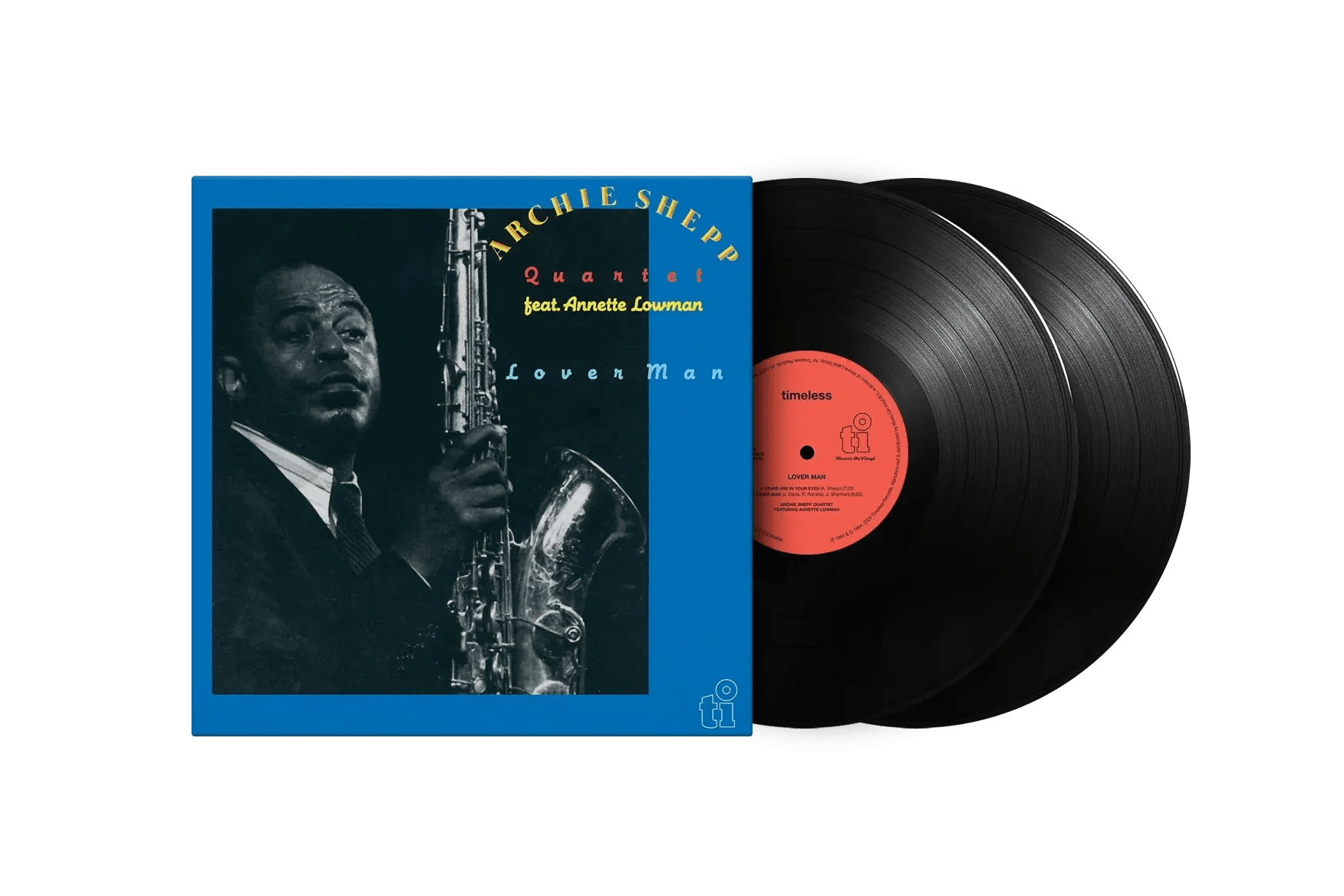 Archie Shepp Quartet LP Lover Man jazz album including Duke Ellington cover “Squeeze Me”