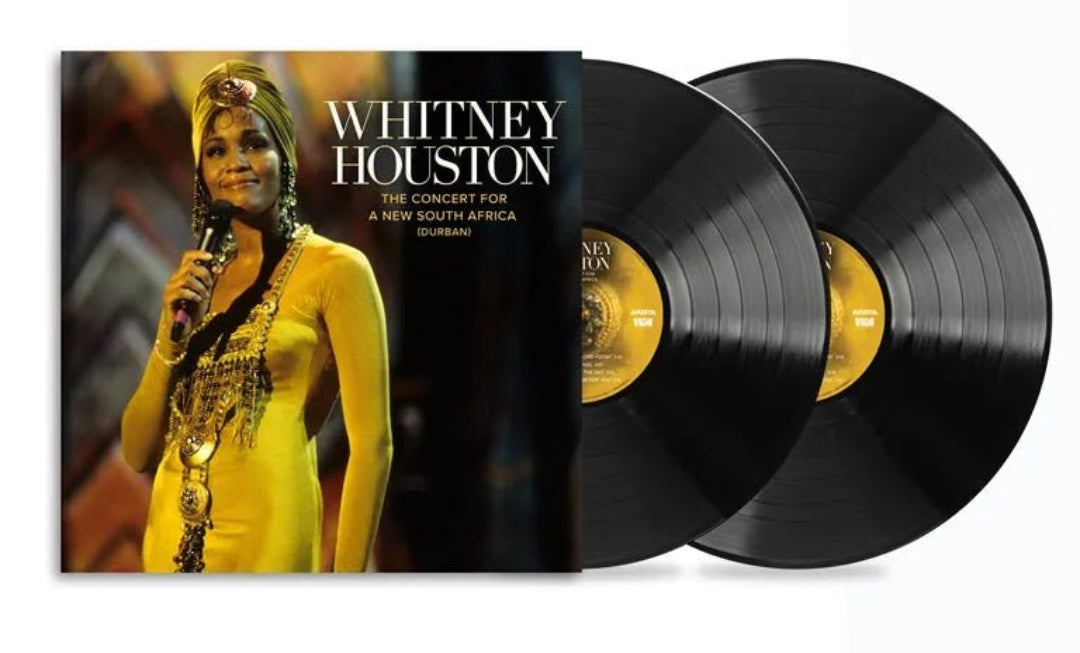 Durban concert Whitney Houston 2LP live performance vinyl album cover