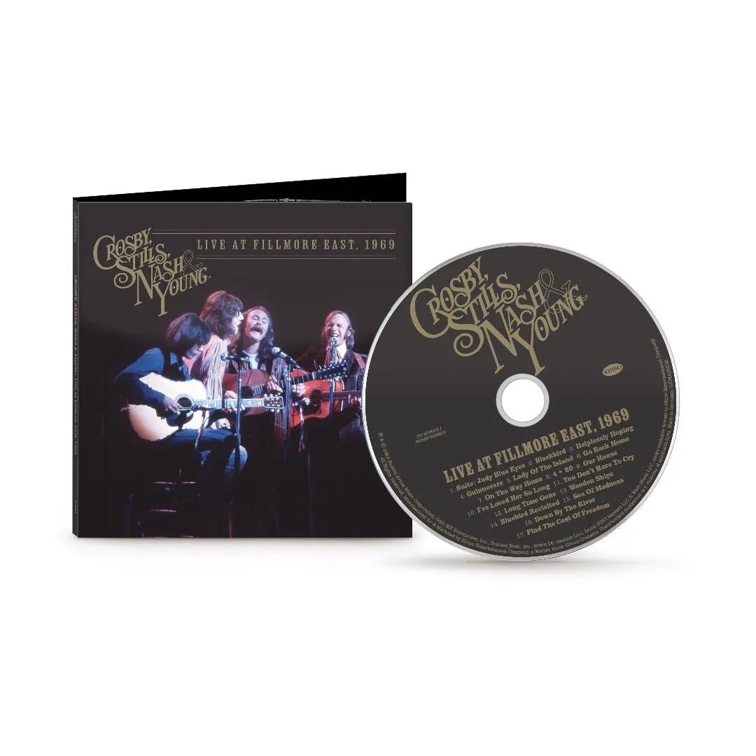 Live At Fillmore East 1969 CSNY CD folk rock live album sleeve