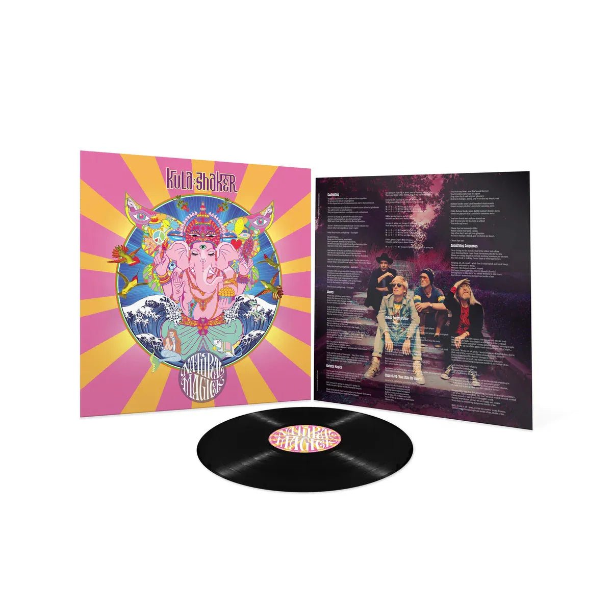 Natural Magick Kula Shaker LP alternative rock record sleeve artwork