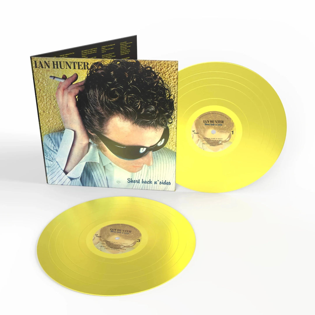 Ian Hunter 2 LP set Short Back N Sides yellow vinyl rock album collectible edition!!!