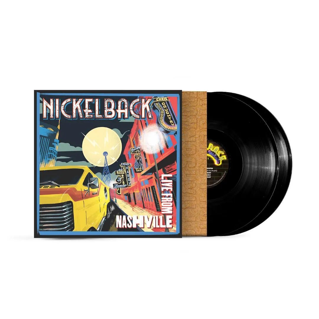 Live From Nashville by Nickelback double LP vinyl record