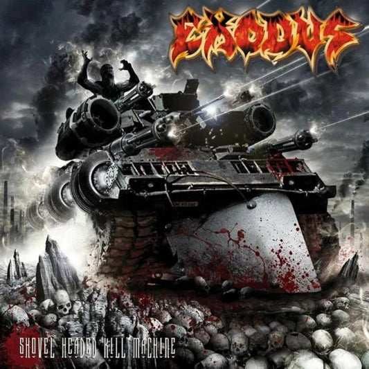 Exodus Shovel Headed Kill Machine 2LP red vinyl album artwork