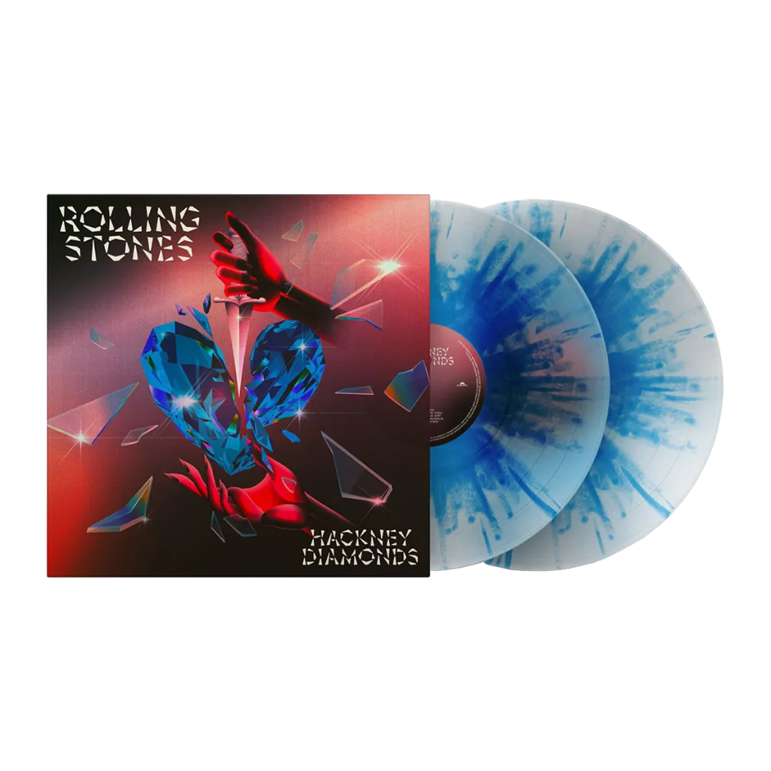 The Rolling Stones - Hackney Diamonds: Anniversary Edition 2 LP Set Clear & Blue Splatter Vinyl - 2 - LP - Orchard Records