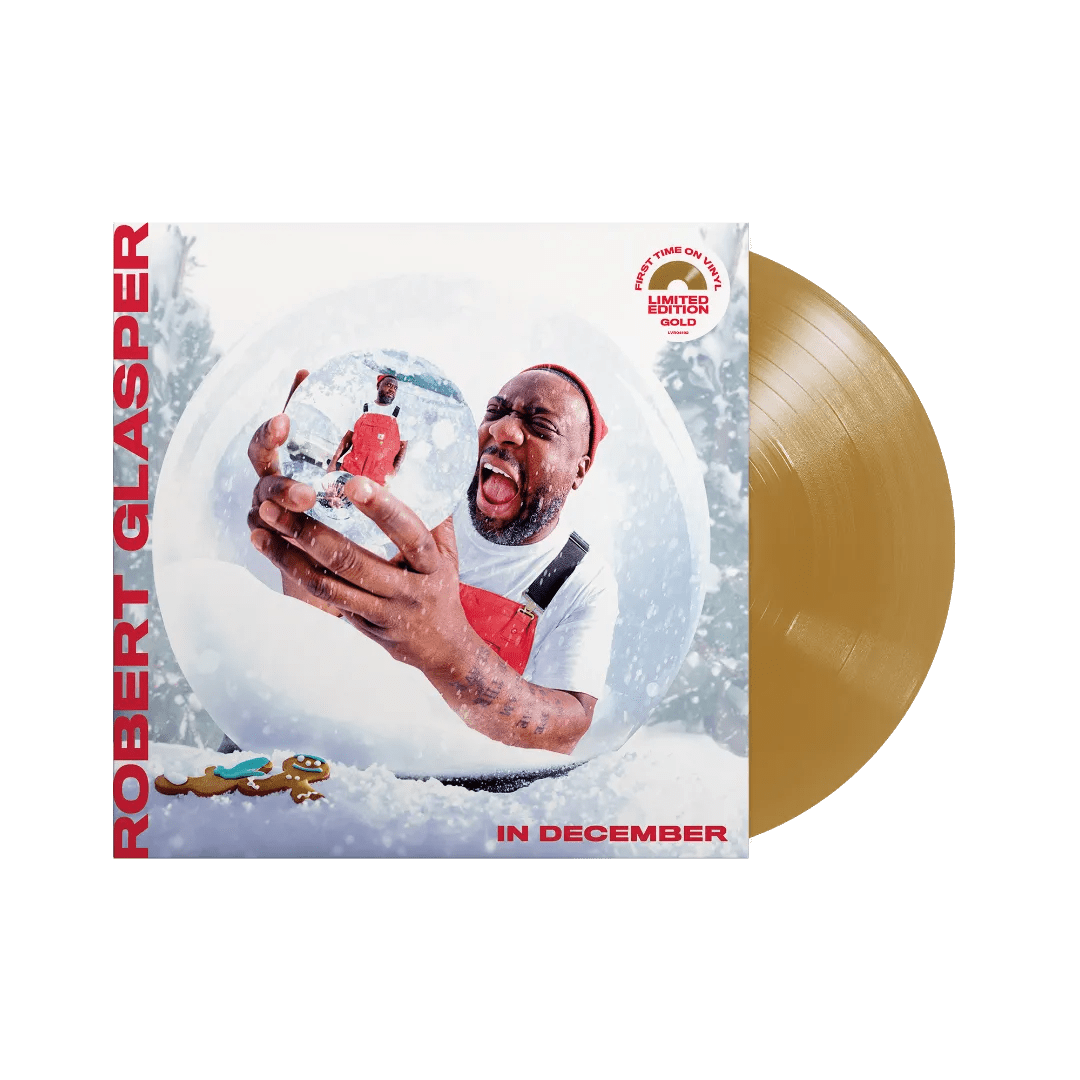 Gold vinyl pressing of In December by Robert Glasper jazz album LP
