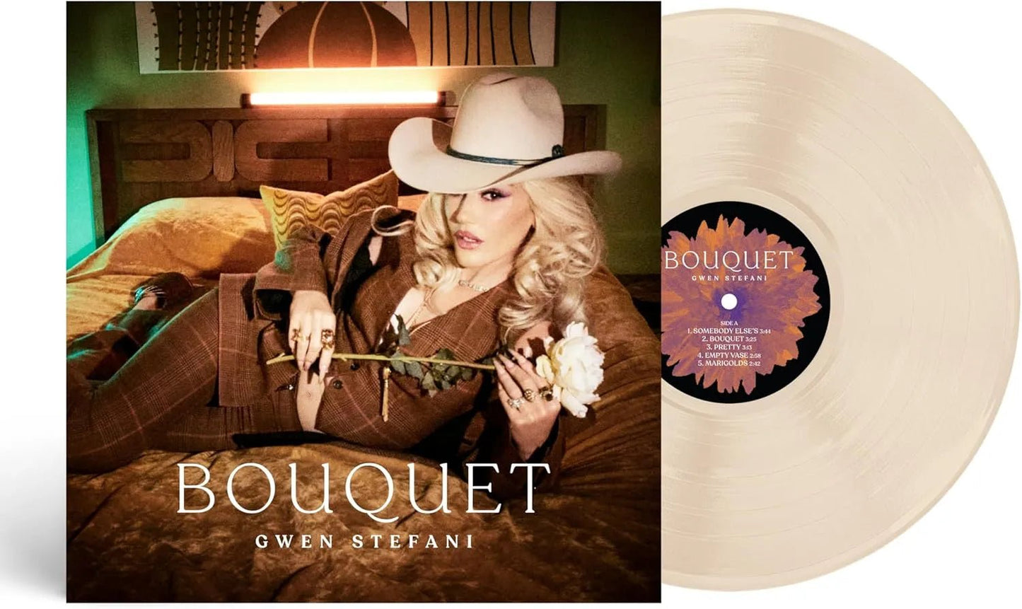 Champagne vinyl edition of Bouquet by Gwen Stefani pop album LP