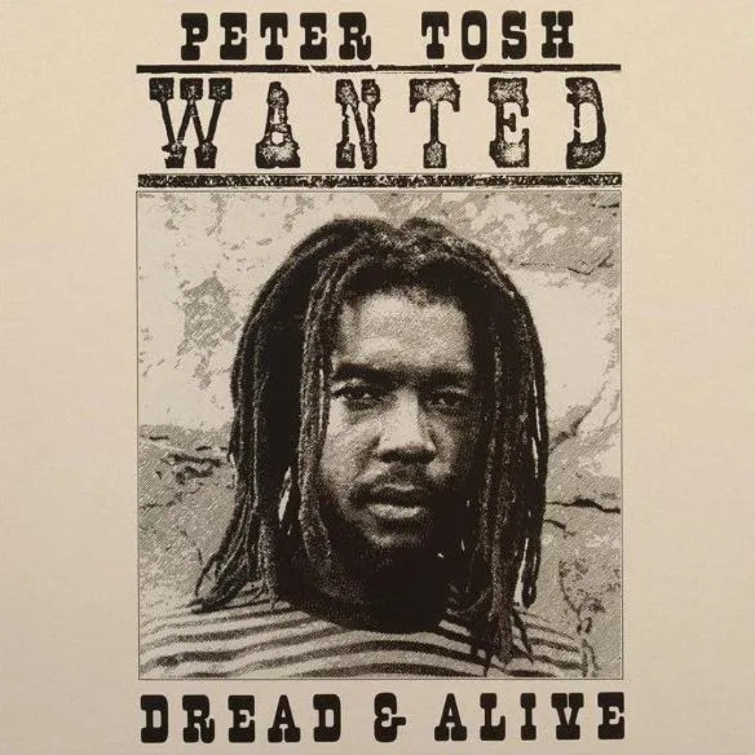 Peter Tosh Wanted Dread & Alive LP yellow vinyl reggae album cover
