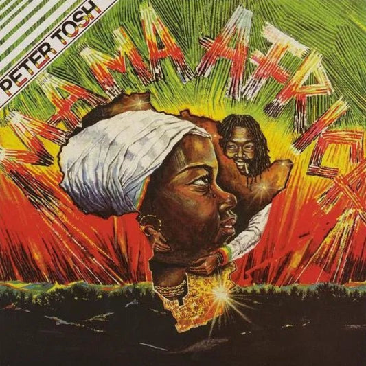Peter Tosh Mama Africa LP red vinyl reggae album cover artwork