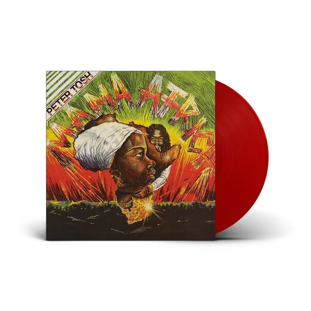 Mama Africa Peter Tosh red vinyl LP roots reggae record sleeve