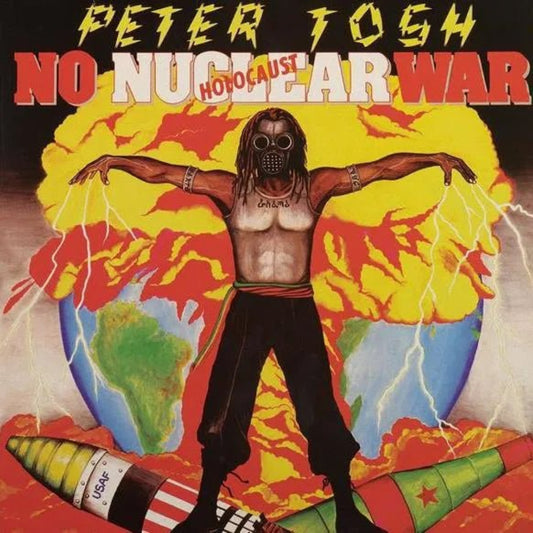 Peter Tosh No Nuclear War LP yellow vinyl reggae album cover