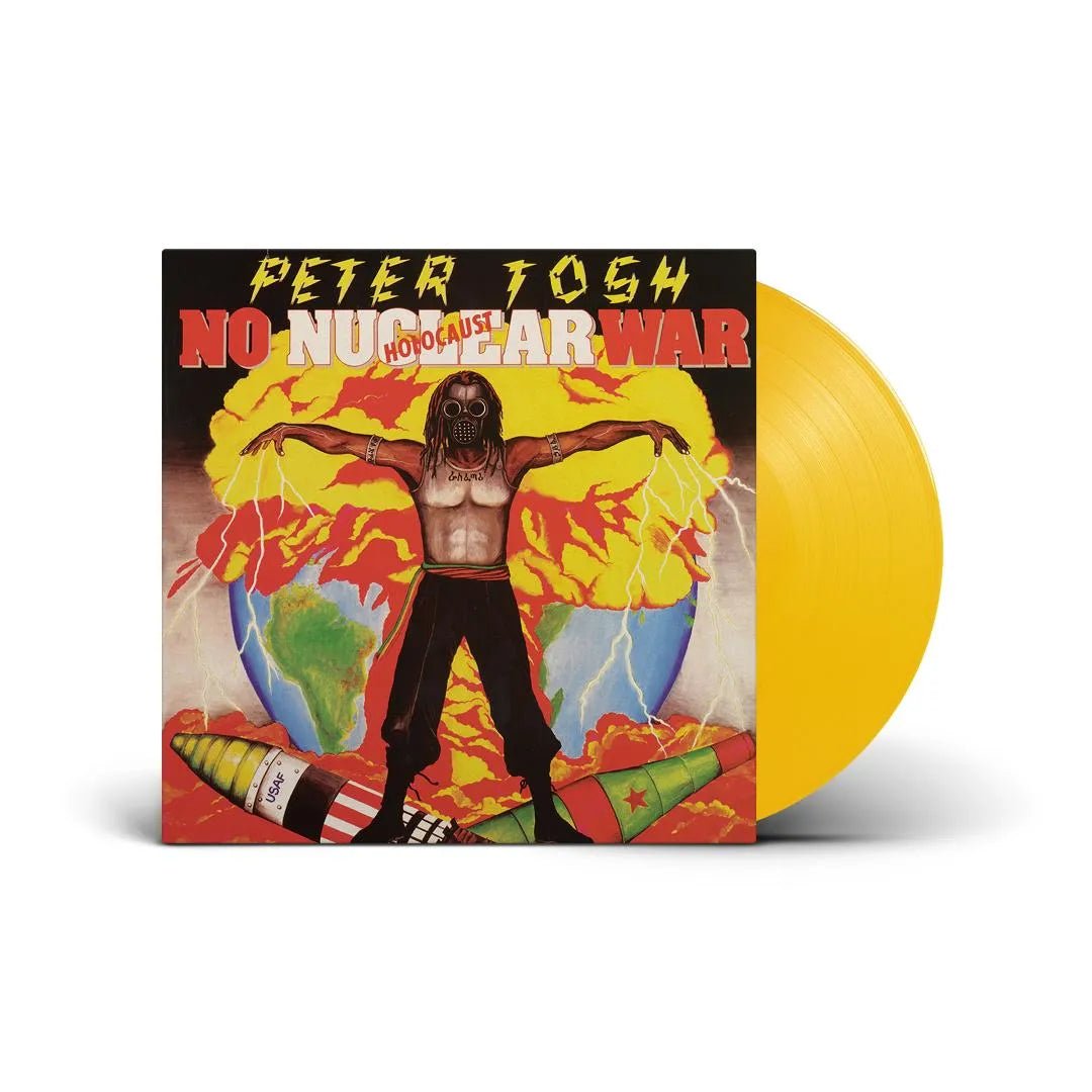 No Nuclear War Peter Tosh yellow vinyl LP reggae protest record sleeve