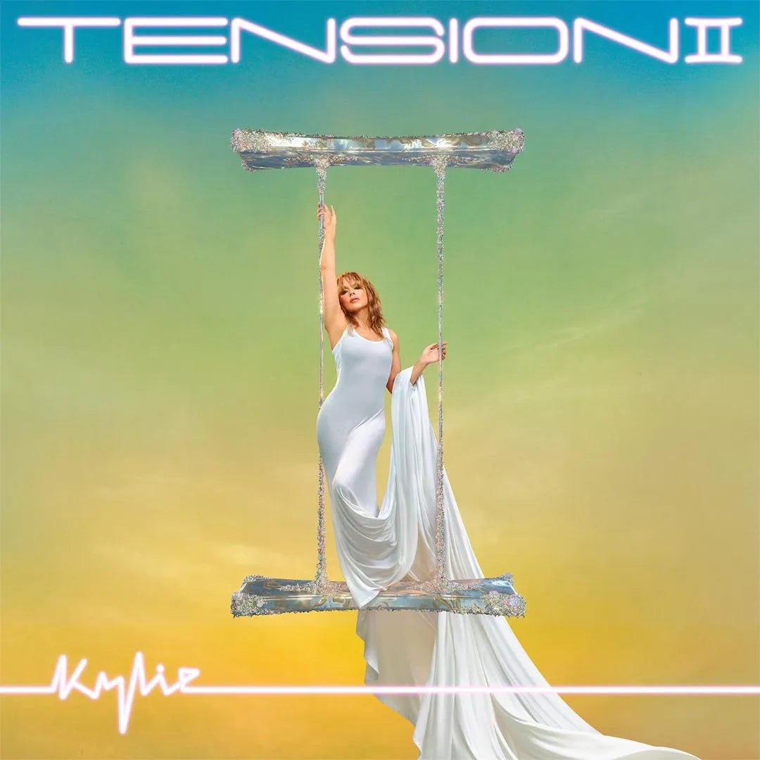 Kylie Minogue Tension II LP clear vinyl pop dance album cover