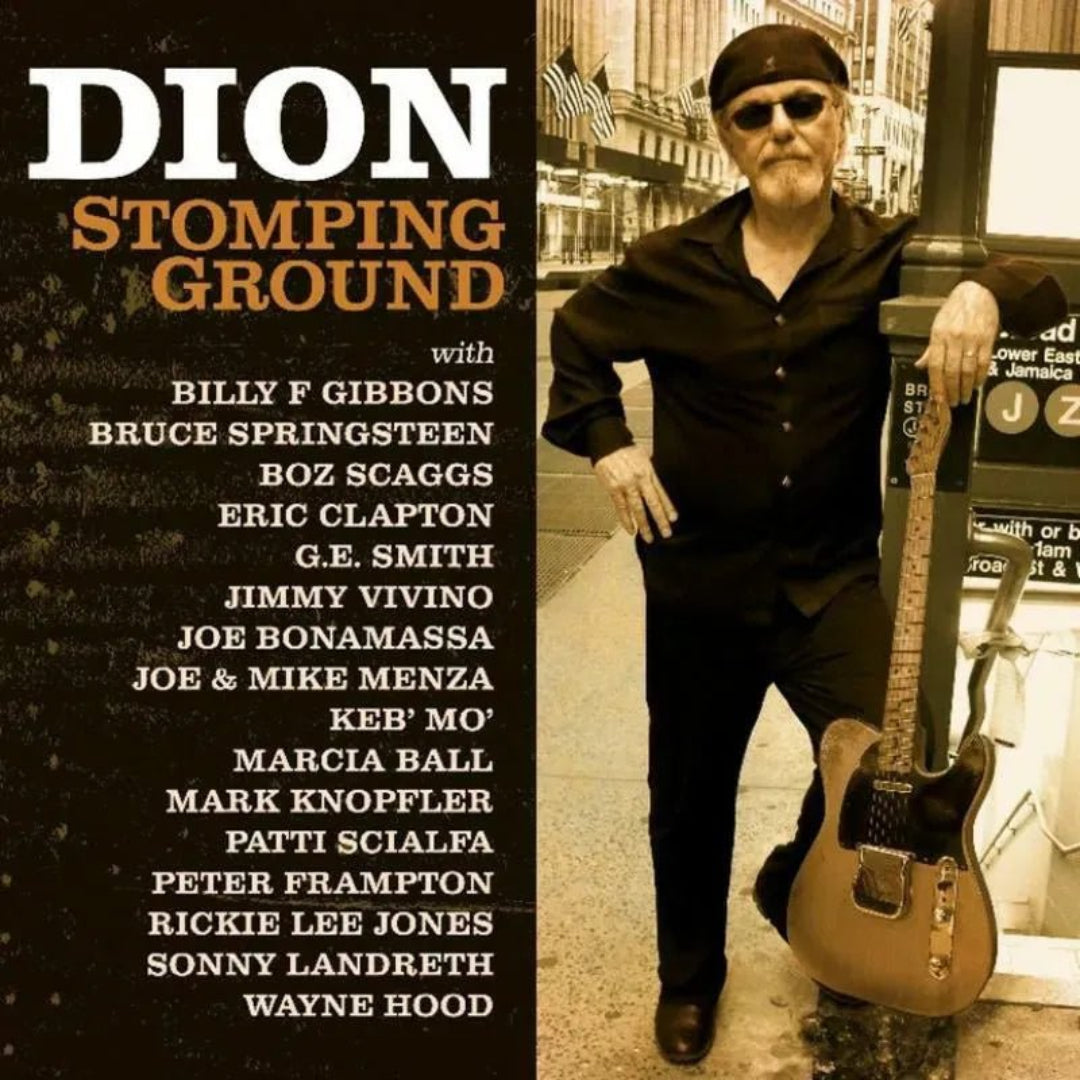 Dion Stomping Ground CD blues rock album cover artwork