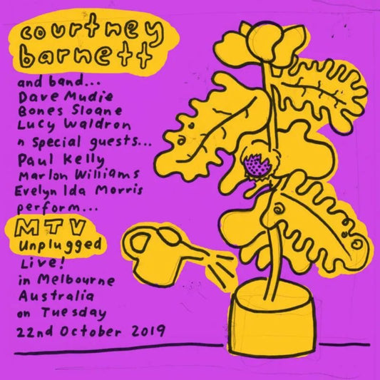 Courtney Barnett MTV Unplugged Live in Melbourne CD album cover