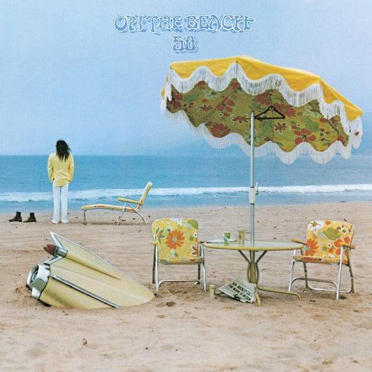 Neil Young On The Beach LP clear vinyl classic rock album cover