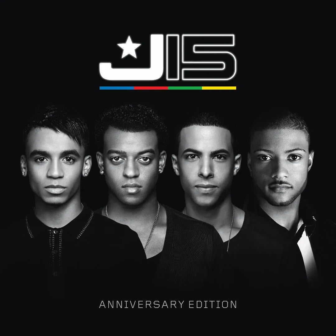 JLS J15 Anniversary Edition 2 LP white vinyl pop R&B album cover