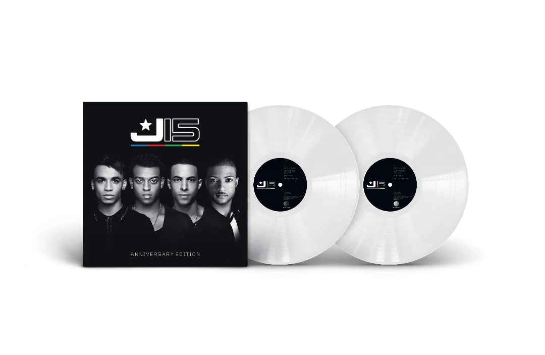 JLS 2 LP set J15 white vinyl anniversary collection record sleeve