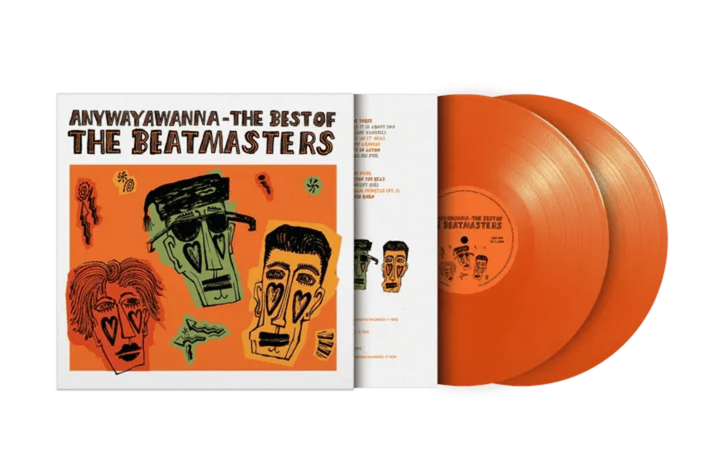 Anywayawanna – The Best Of classic late 80s dance hits on orange vinyl