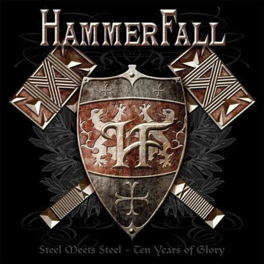HammerFall Steel Meets Steel 2 CD set power metal compilation album cover