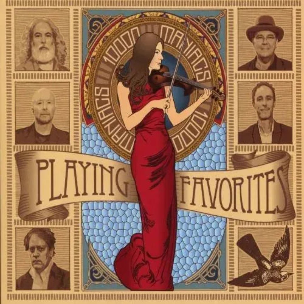 10,000 Maniacs Playing Favorites LP live album featuring greatest hits and fan favorites