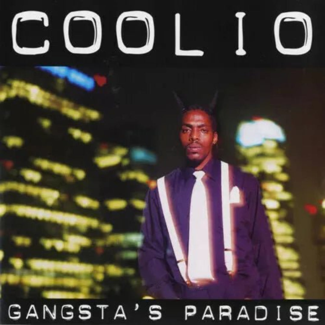 Coolio Gangstas Paradise 2 LP red vinyl hip hop album sleeve artwork 90s