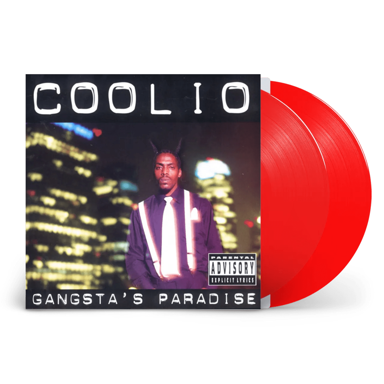 Gangstas Paradise Coolio double LP red vinyl rap record album cover