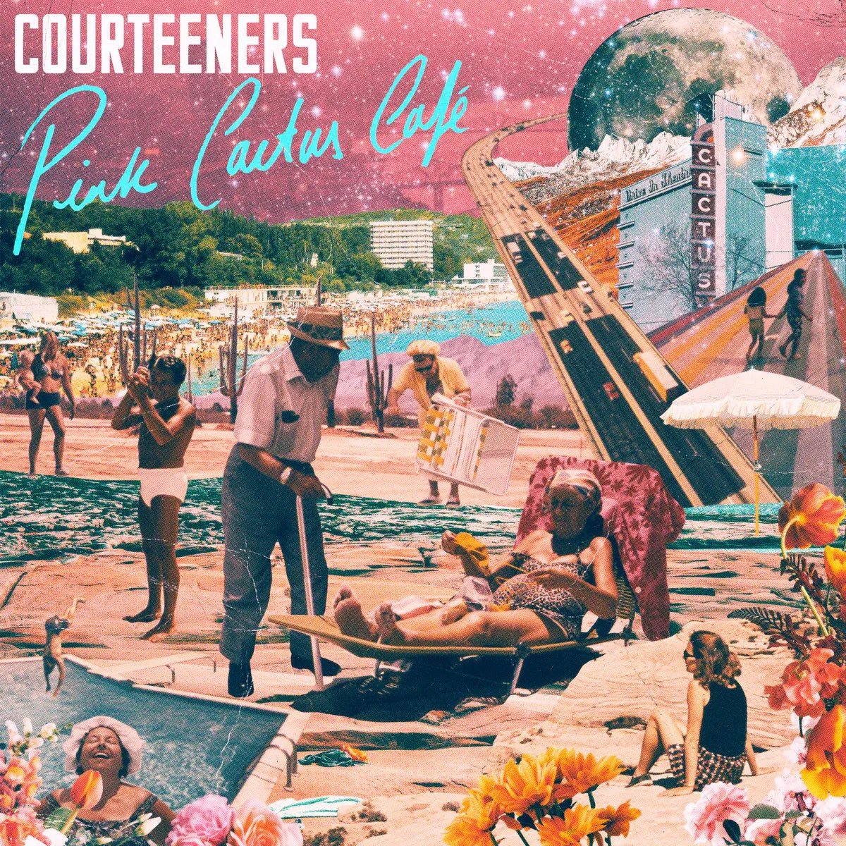 Courteeners Pink Cactus Cafe LP vinyl indie rock album sleeve artwork UK band
