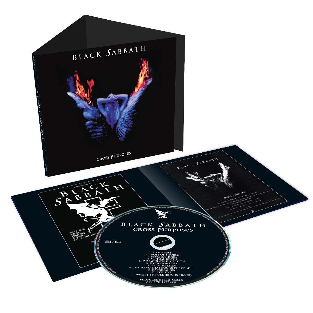 Cross Purposes CD by Black Sabbath dark groove driven metal record