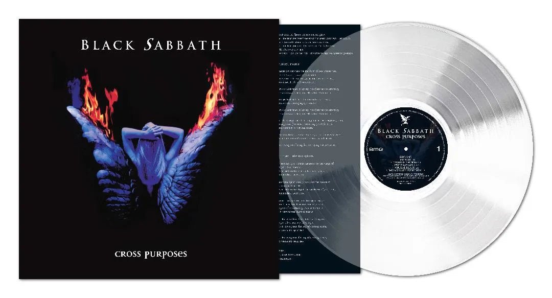 Cross Purposes clear vinyl LP by Black Sabbath 90s metal record