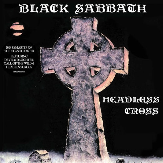 Headless Cross 2024 remastered album artwork on CD