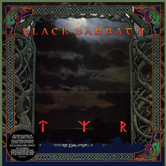 Black Sabbath - Tyr (BMGCAT923LP) LP Clear Vinyl Due 15th November