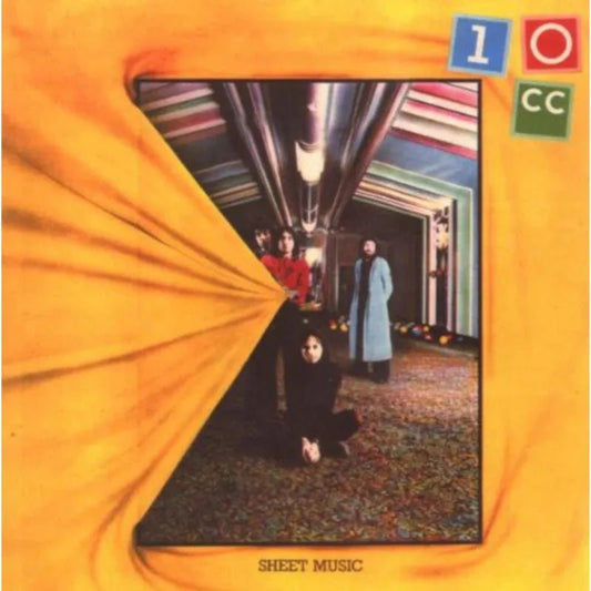 10cc Sheet Music CD album cover British rock artwork