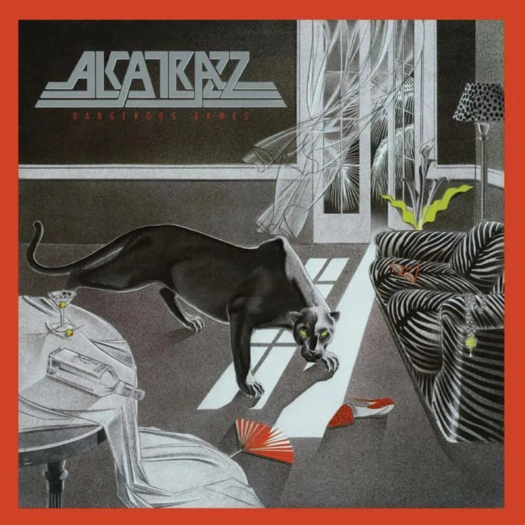 Alcatrazz Dangerous Games CD album cover 80s metal artwork