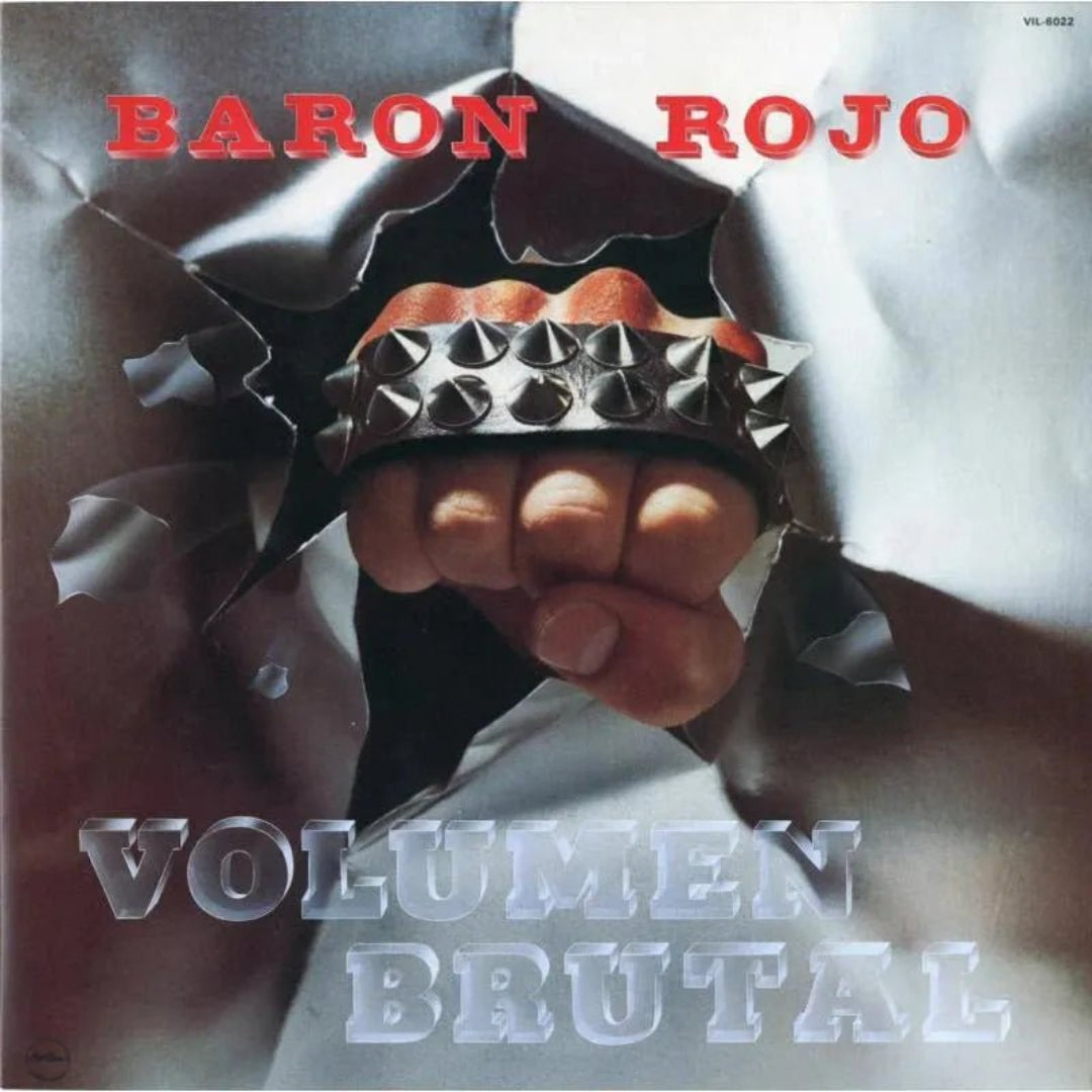 Barón Rojo Volumen Brutal CD album cover heavy metal artwork