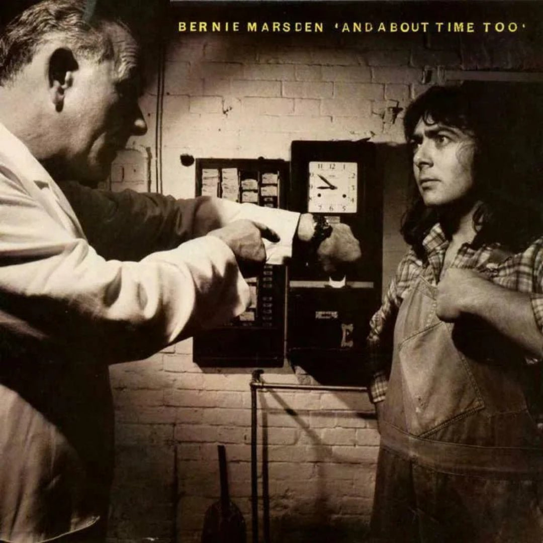 Bernie Marsden And About Time Too CD album cover blues rock artwork