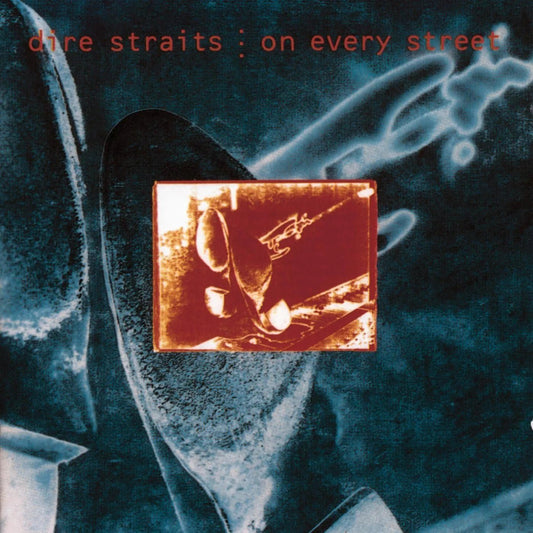 Dire Straits On Every Street 2 LP set vinyl album cover artwork