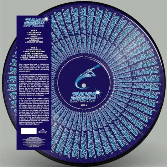 Starlight Express original cast zoetrope picture disc vinyl LP artwork