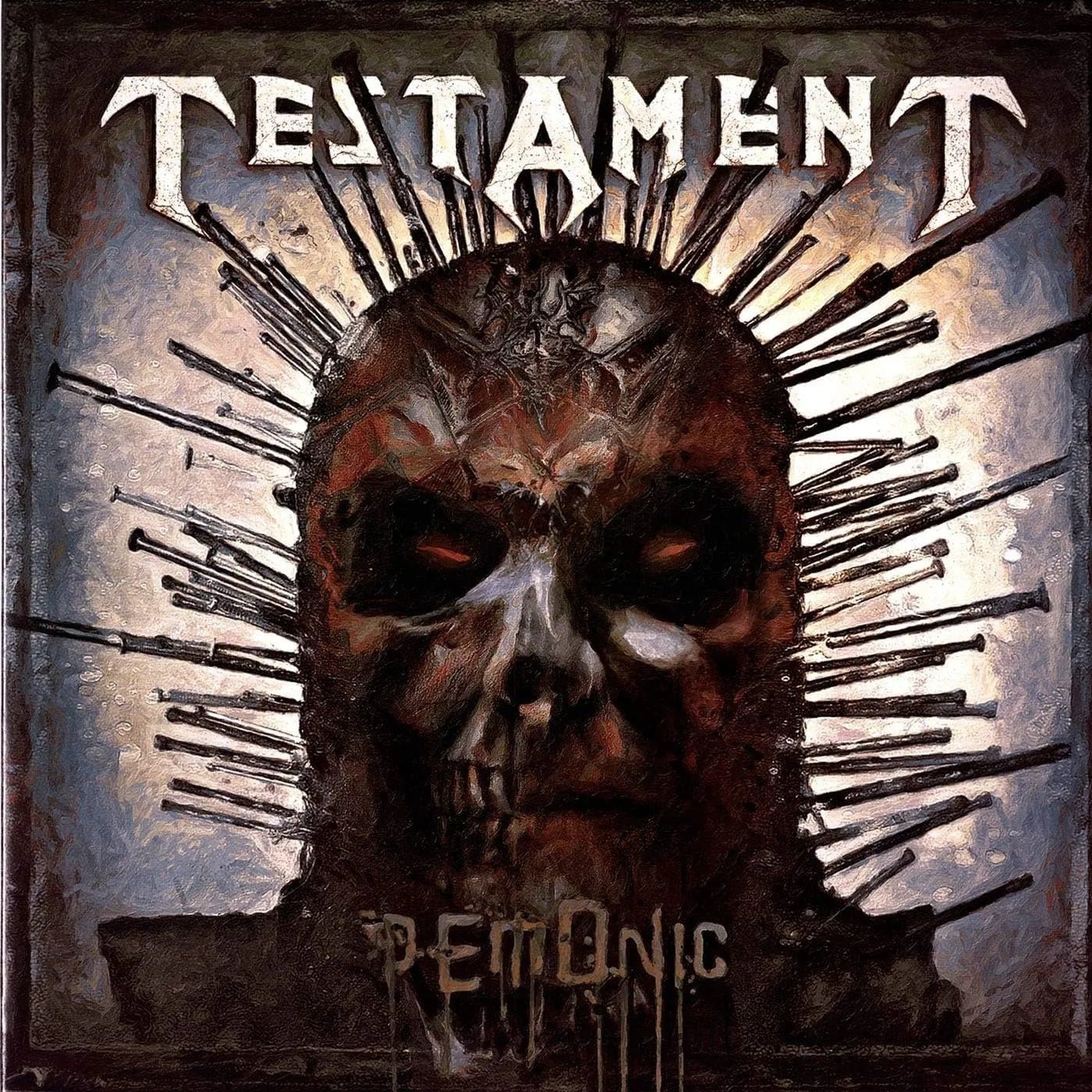 Testament Demonic LP vinyl album cover thrash metal artwork