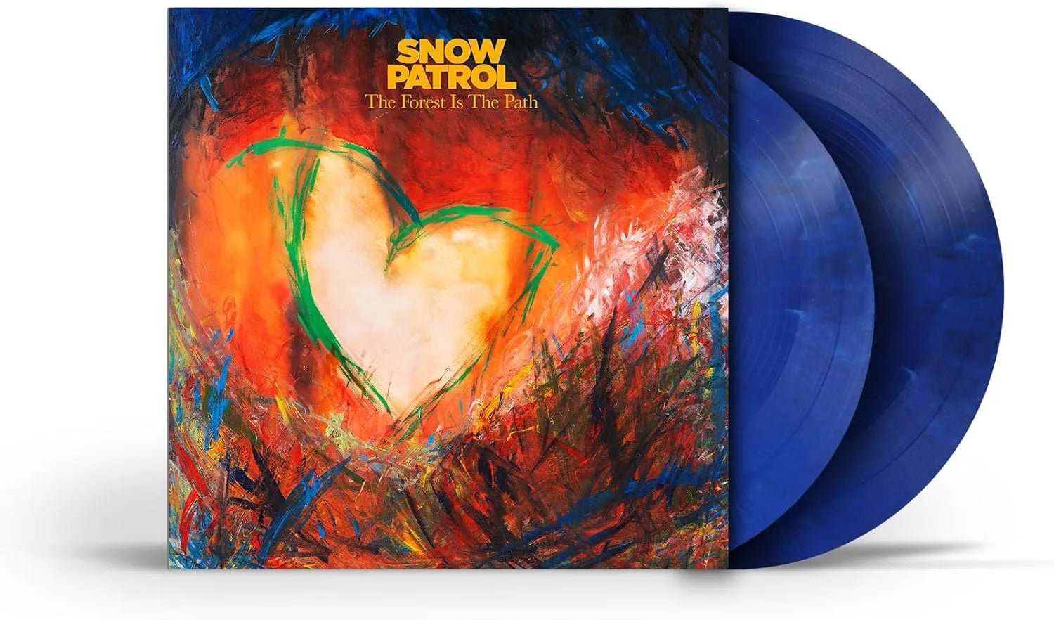 The Forest Is The Path 2LP blue vinyl by Snow Patrol artwork